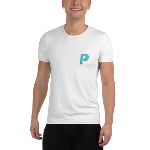 All-Over Print Men's Athletic T-shirt - Pinteal